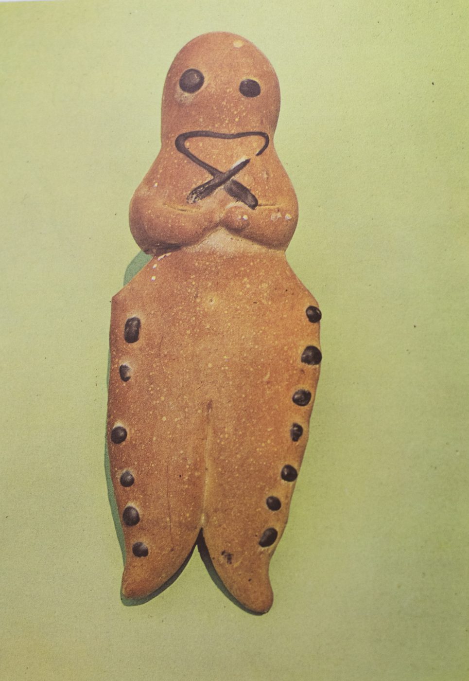 Pan de muerto en forma de figura
